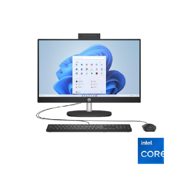 HP All-in-One 24-cr0126nh, Intel Core i7-1355U, 8GB RAM, 512GB SSD, 24-Inch FHD IPS Touch Screen, DOS