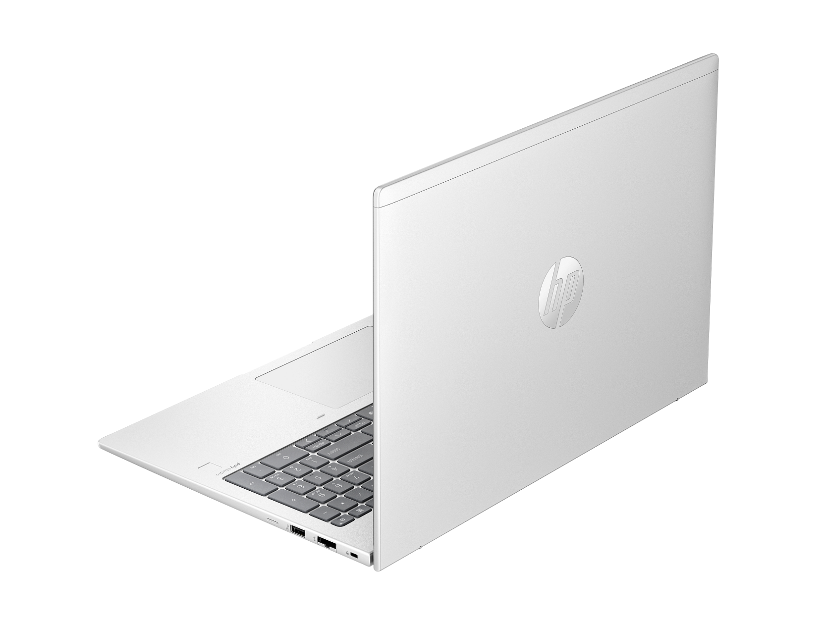 HP ProBook 460 G11 16 NaturalSilver WWAN FPR CoreSet WhiteBG RearLeft M1547185