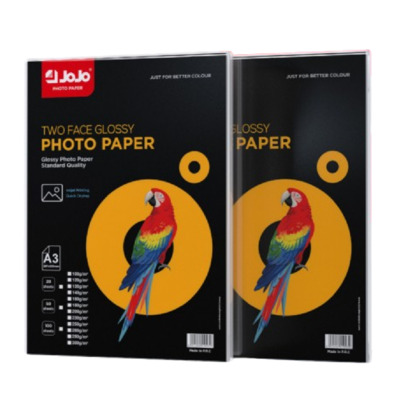 ورق صور جوجو جلوسي Jojo Glossy A3 Photo Paper 230g