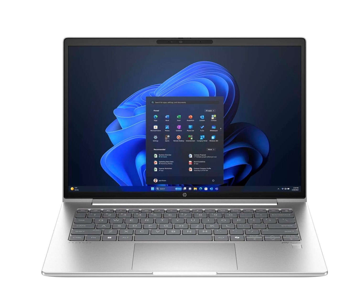 HP ProBook 440 G11 business laptop with Intel Core Ultra 7 processor and 14-inch display