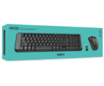 Logitech MK220 Wireless Combo with compact design.