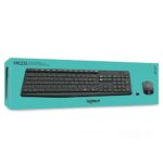 Logitech MK235 Wireless Keyboard and Mouse Combo with durable design and reliable wireless.