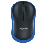 Logitech M185 Wireless Mouse with reliable 2.4GHz connectivity and compact design.