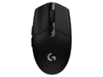 Logitech G305 Wireless Mouse with HERO sensor and LIGHTSPEED technology.