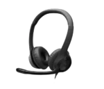 Logitech H390 USB Headset with digital audio and noise-canceling microphone.