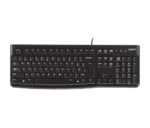 Logitech K120 Wired Keyboard with durable design and USB connectivity.
