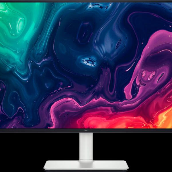 Dell 32 Plus 4K Monitor S3225QS with 3840x2160 resolution, 120Hz refresh rate, and HDMI/DisplayPort.