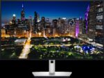 Dell UltraSharp 32 4K Monitor U3225QE with Thunderbolt Hub, 120Hz refresh rate, and 100% sRGB.