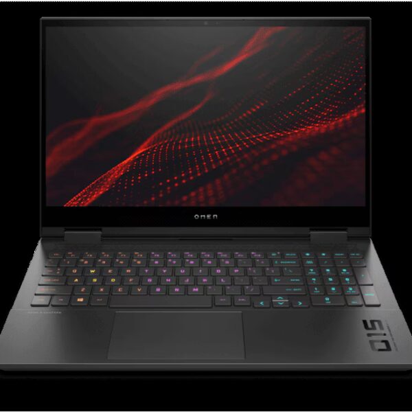 HP OMEN 15 i7 RTX 3070 Gaming Laptop with high-end graphics.