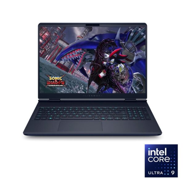 Dell Alienware 16X Aurora gaming laptop with Intel Core Ultra 9 and RTX 5070 graphics.